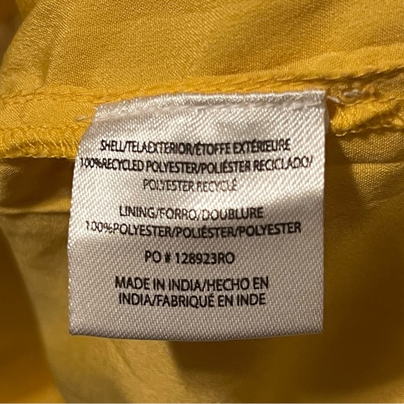 ModCloth “How Sweet It Is” Yellow Short Sleeve Shift Dress 0 - Picture 4 of 6